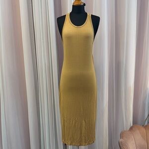 Tan Sleeveless Dress